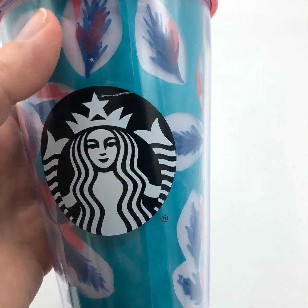 Starbucks feather tumbler